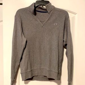 Vineyard Vines Gray Quarter Zip